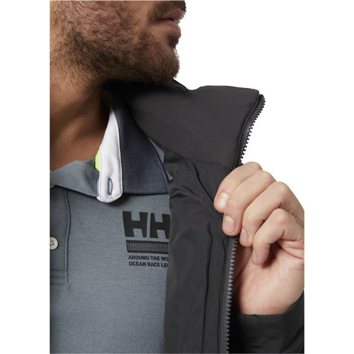 Chaqueta 2024 Helly Hansen Crew Insulator 2.0 Para Hombre 30343 - Ebony